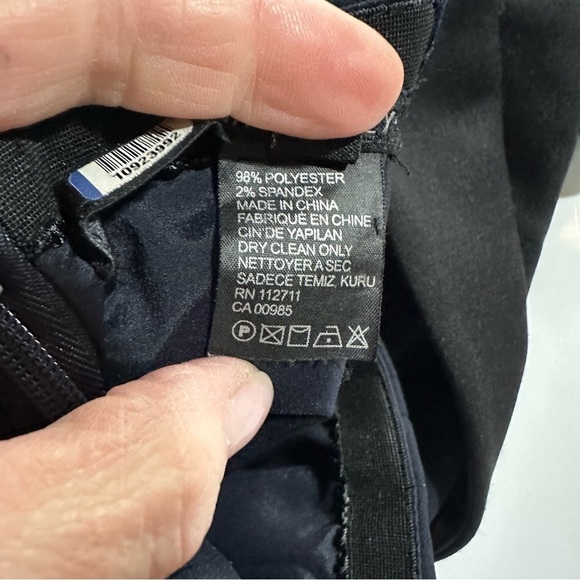 Jay Godfrey Sylvia Navy Blue Strapless Tuxedo Gown Dress Size 4 NWOT - Picture 6 of 6